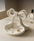 Satin Bow Jewelry Tray