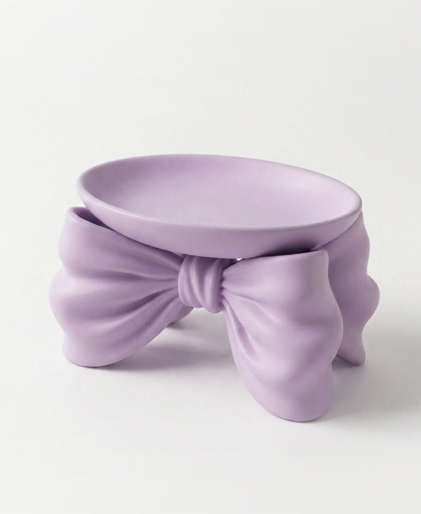 Lavender Bow Trinket Tray